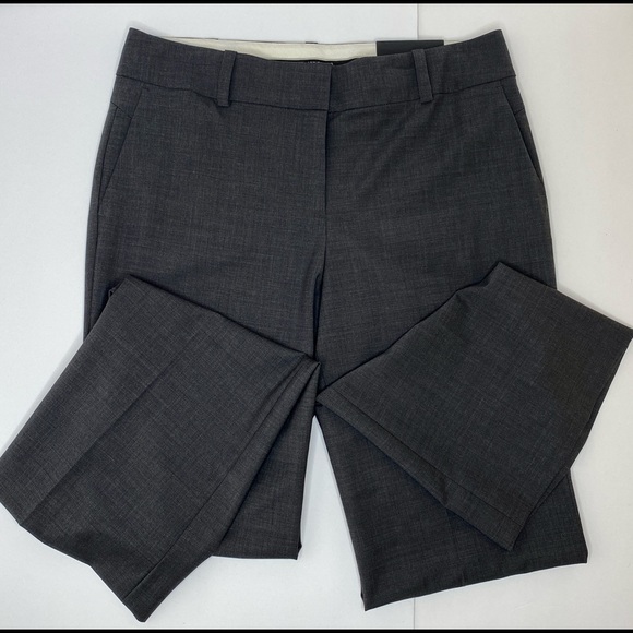 NWT ANN TAYLOR Signature women trousers size 8, grey for great Buisness look. - Picture 2 of 8